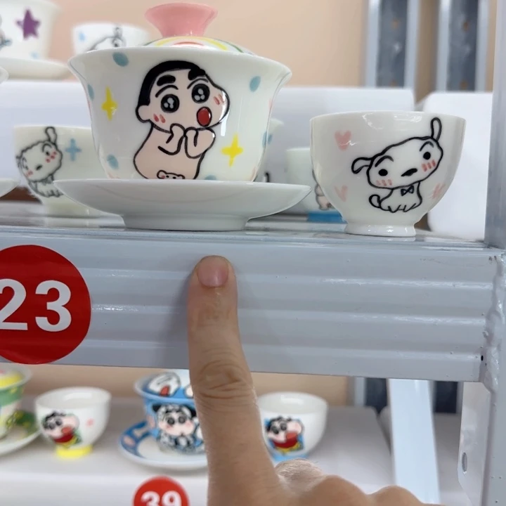 高温釉下彩纯手工手绘陶瓷