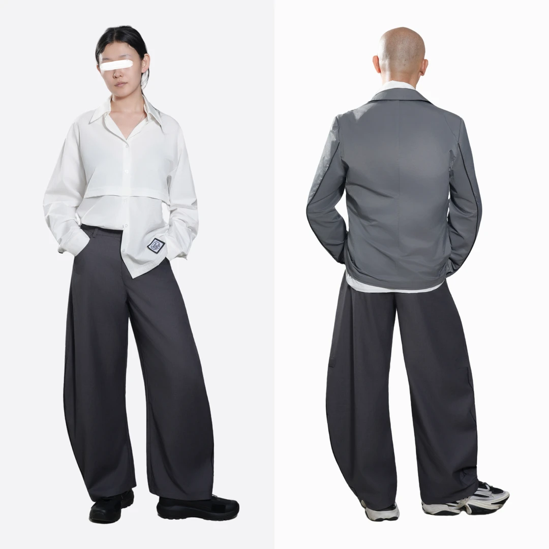 弯刀裤休闲罗博白菜秋季运动