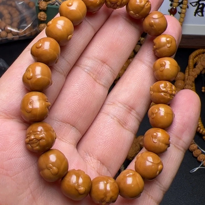 *****猴头核桃手串拉链