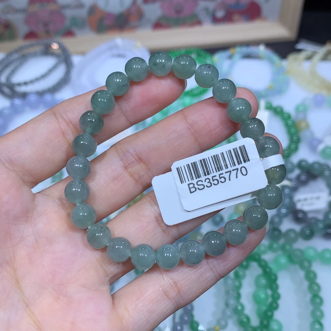 翡翠未镶嵌手链天然