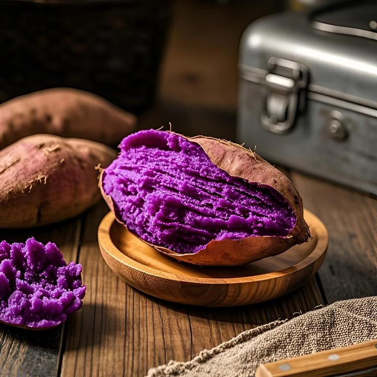 新鲜沙地紫薯紫罗兰番薯香甜地瓜蜜薯板栗红薯辅食粗粮早餐紫番薯