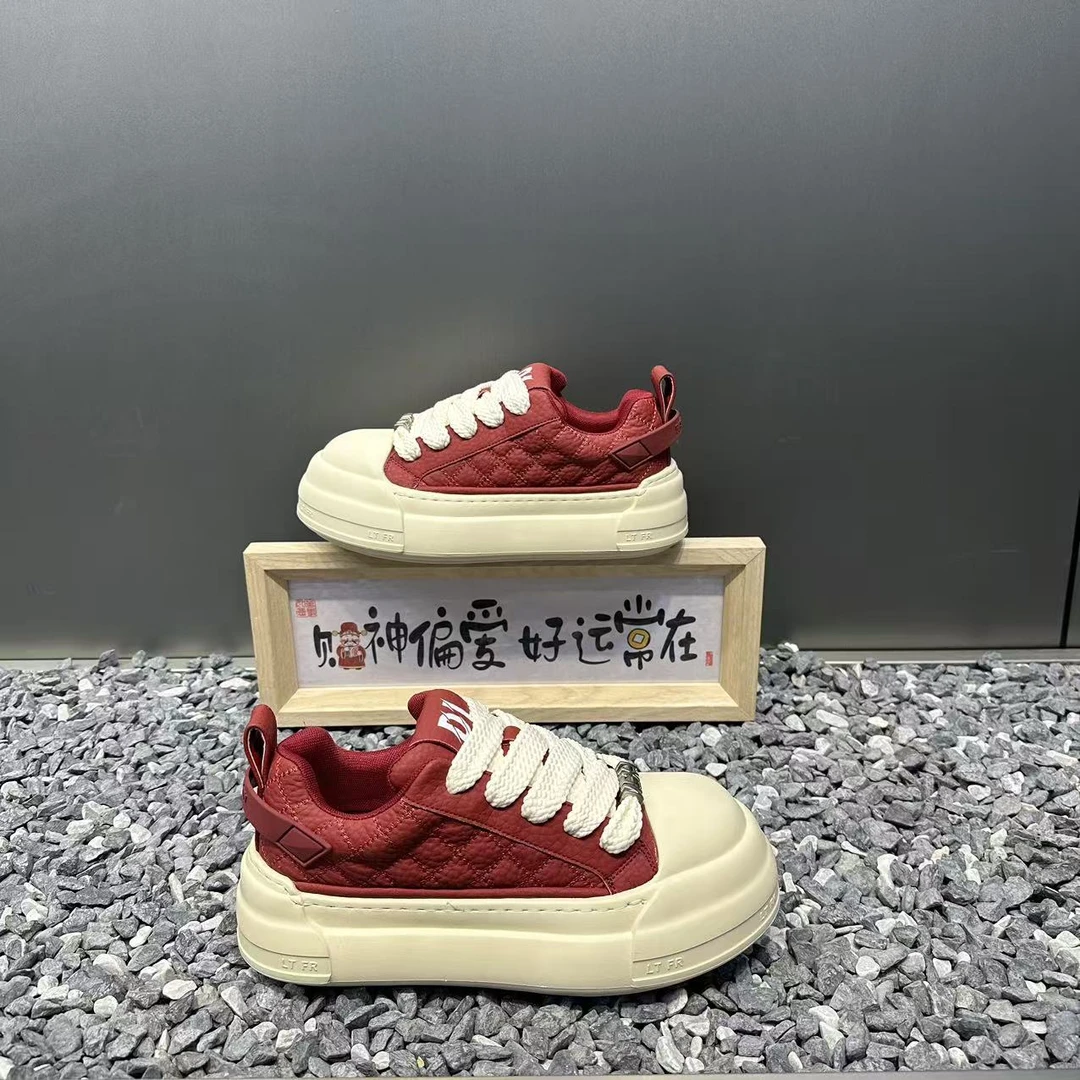 秋冬时尚百搭男士加绒保暖低帮厚底板鞋舒适软底潮流运动休闲鞋