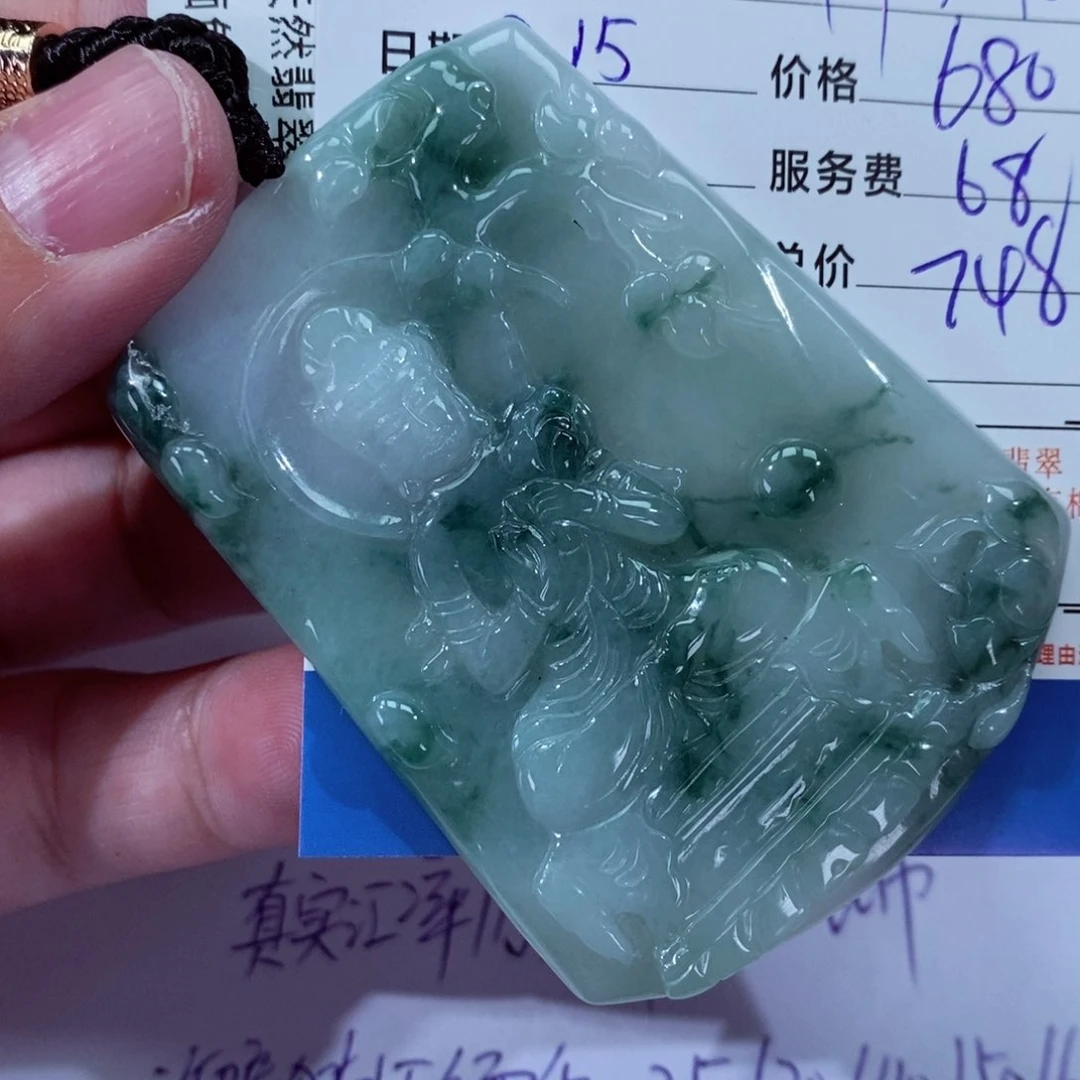 翡翠挂件未镶嵌用****5