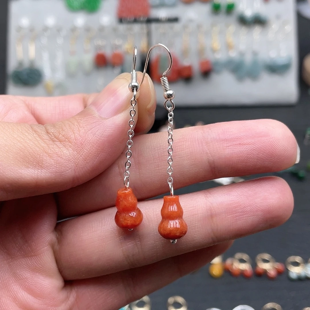 未镶嵌翡翠耳饰0072