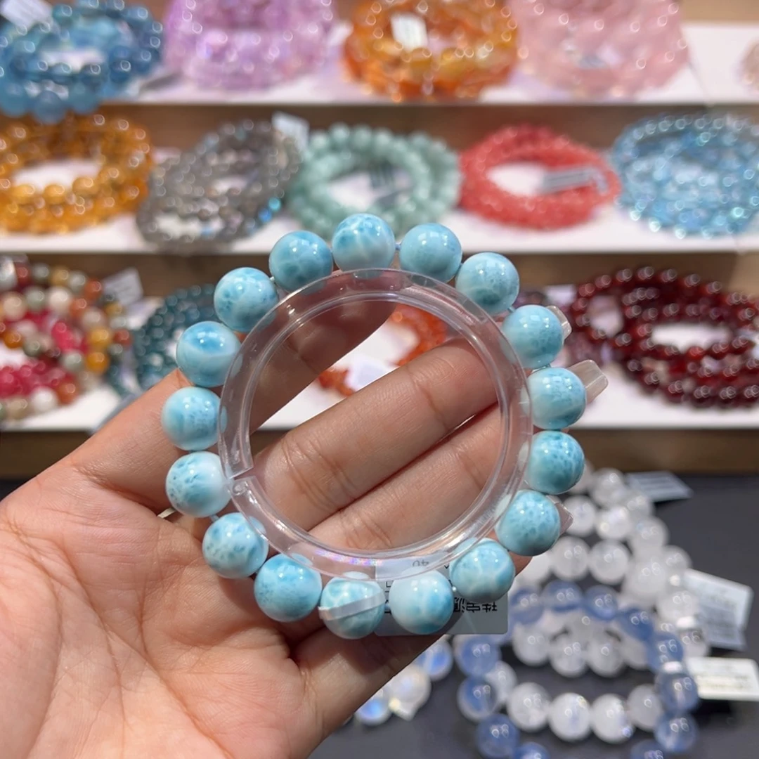 针钠钙石（海纹石）未镶嵌手串高货海纹石11.6mm