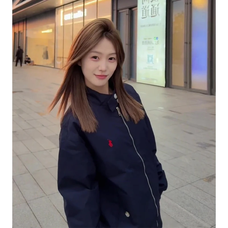 cleanfit小马刺绣行政夹克男款秋季高级感痞帅短款外套情侣棒球服