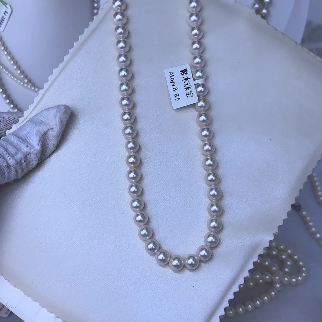 海水珍珠颈饰银S925镶嵌