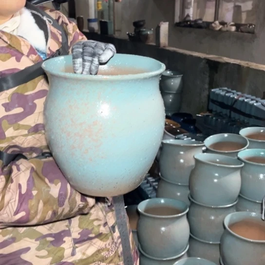 红陶口21高24瑕疵