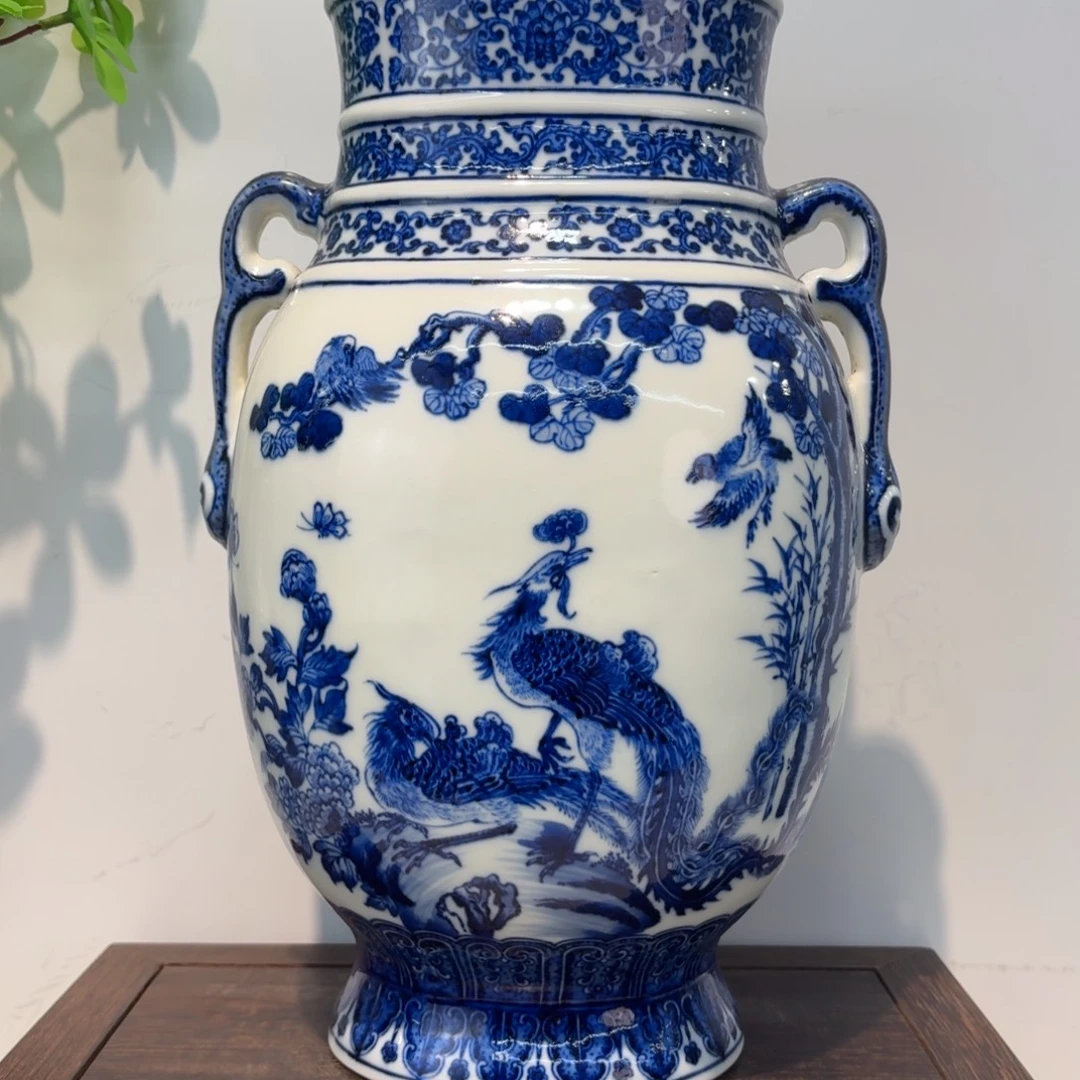 用***6瓷摆件瓷器工艺品摆件青花