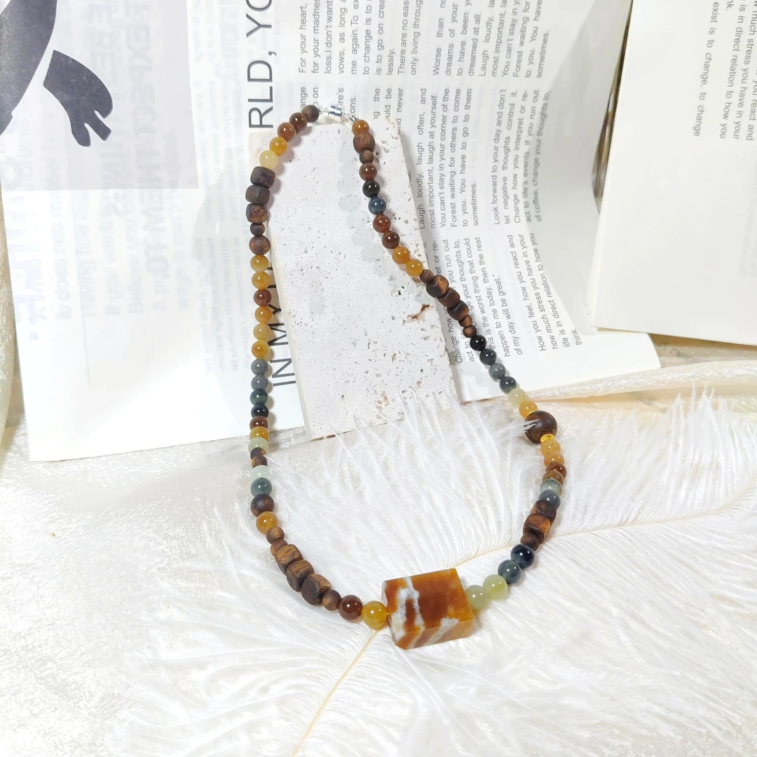 【喜福集】糖色系 孤品文玩项链收藏小众文玩孤品买文玩礼物