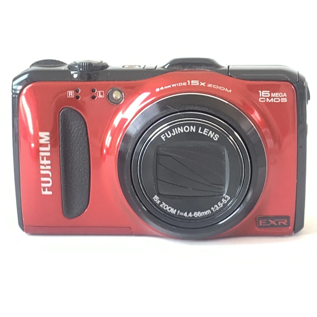 95新 Fujifilm/富士 f600exr 红色 1600万像素 15倍光变复古ccd