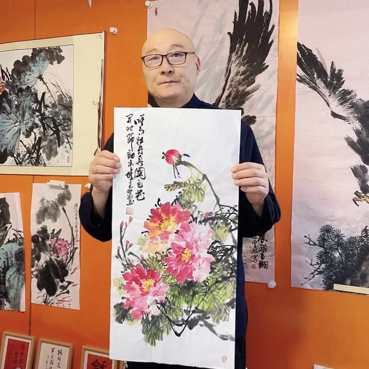 国画张圣敏先生纯手绘作品