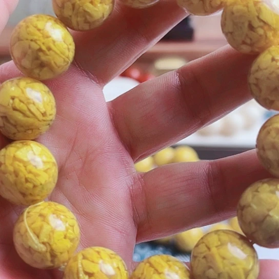 核桃手串/手链熏黄1.6