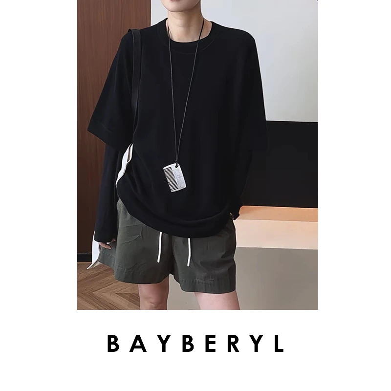 CC10-BAYBERYL老贝葡萄山楂*平针圆领插肩羊毛秋针织衫ZZS5B2204-