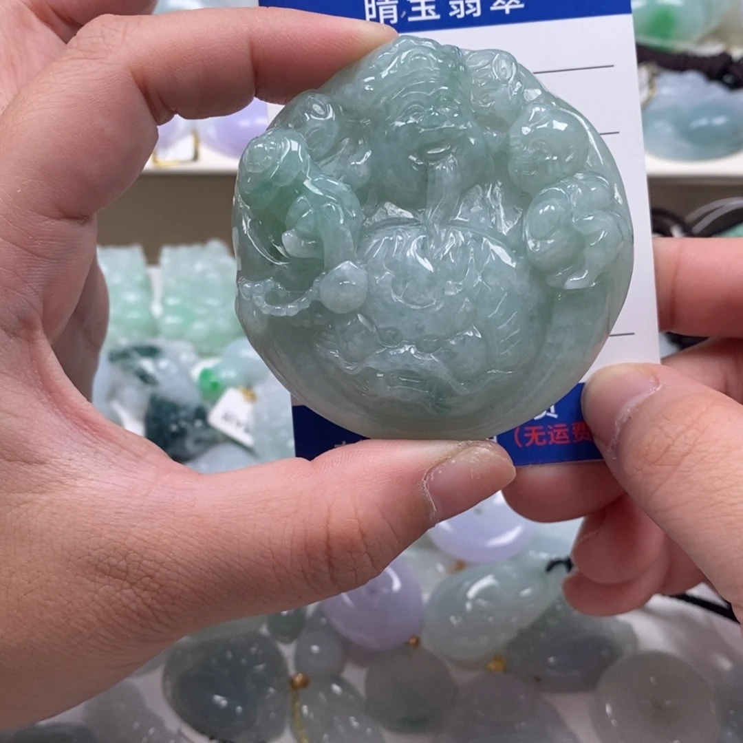 翡翠未镶嵌颈饰天然翡翠