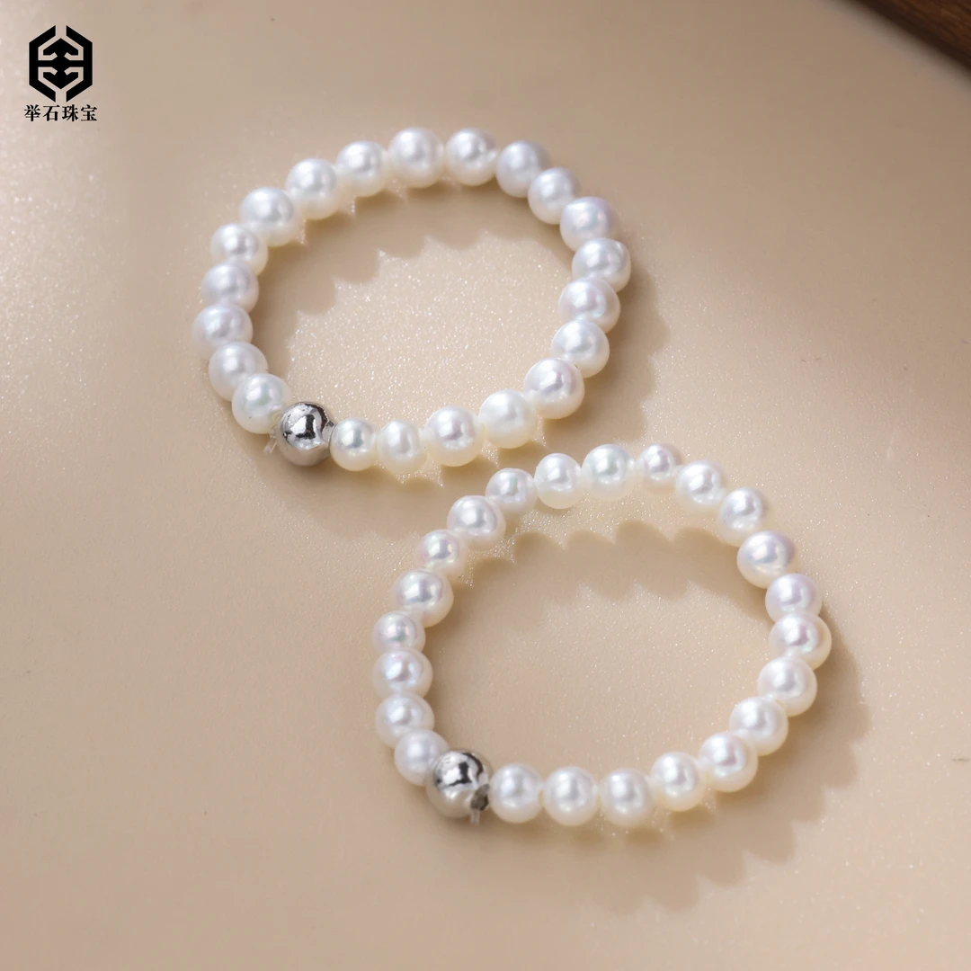 【举石珠宝】T0223-770-87珍珠戒指（一件/多样性发/约2mm+）I