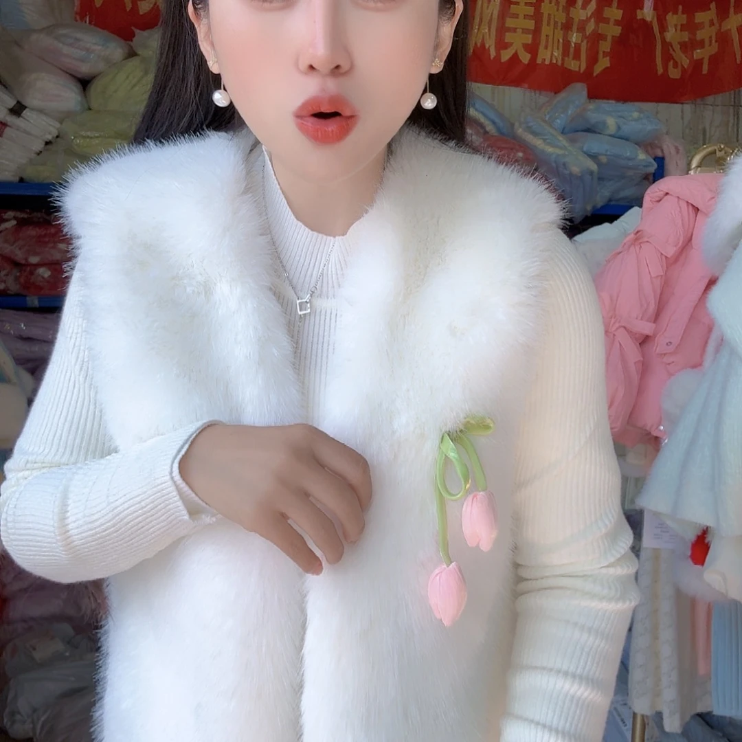 女装新潮流韩装韩皮草马甲