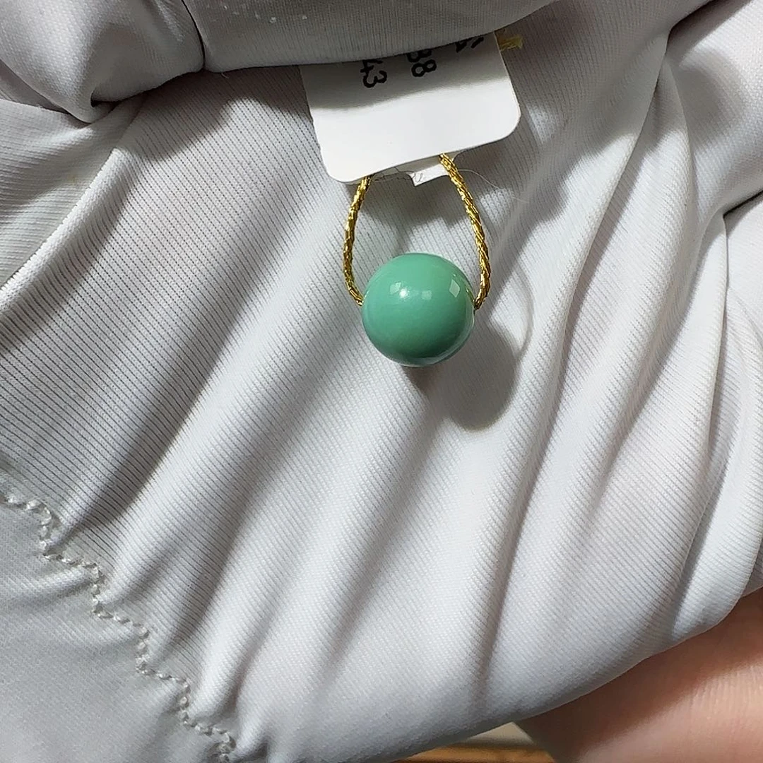 绿松石未镶嵌8mm➕单珠