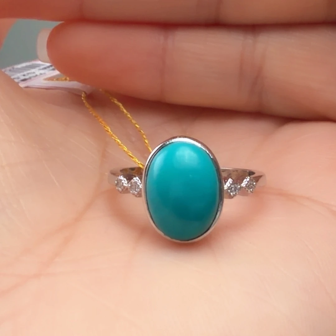 绿松石未镶嵌戒指