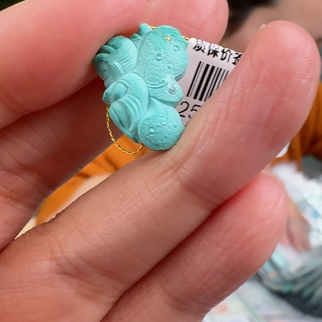 绿松石珠宝奇石未镶嵌