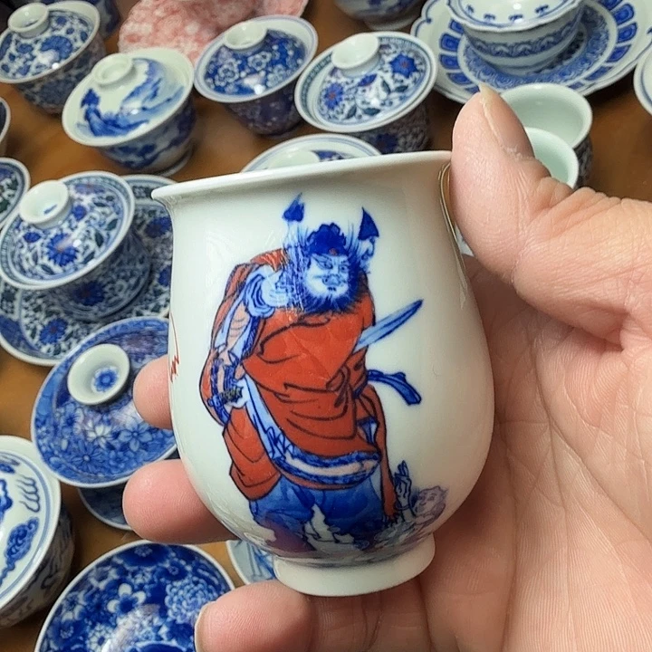 至***在手绘钟馗福利款单杯