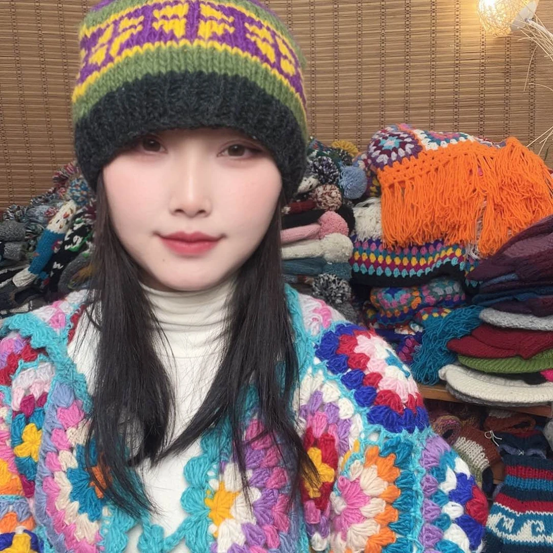 羊毛尼泊尔纯手工帽子415