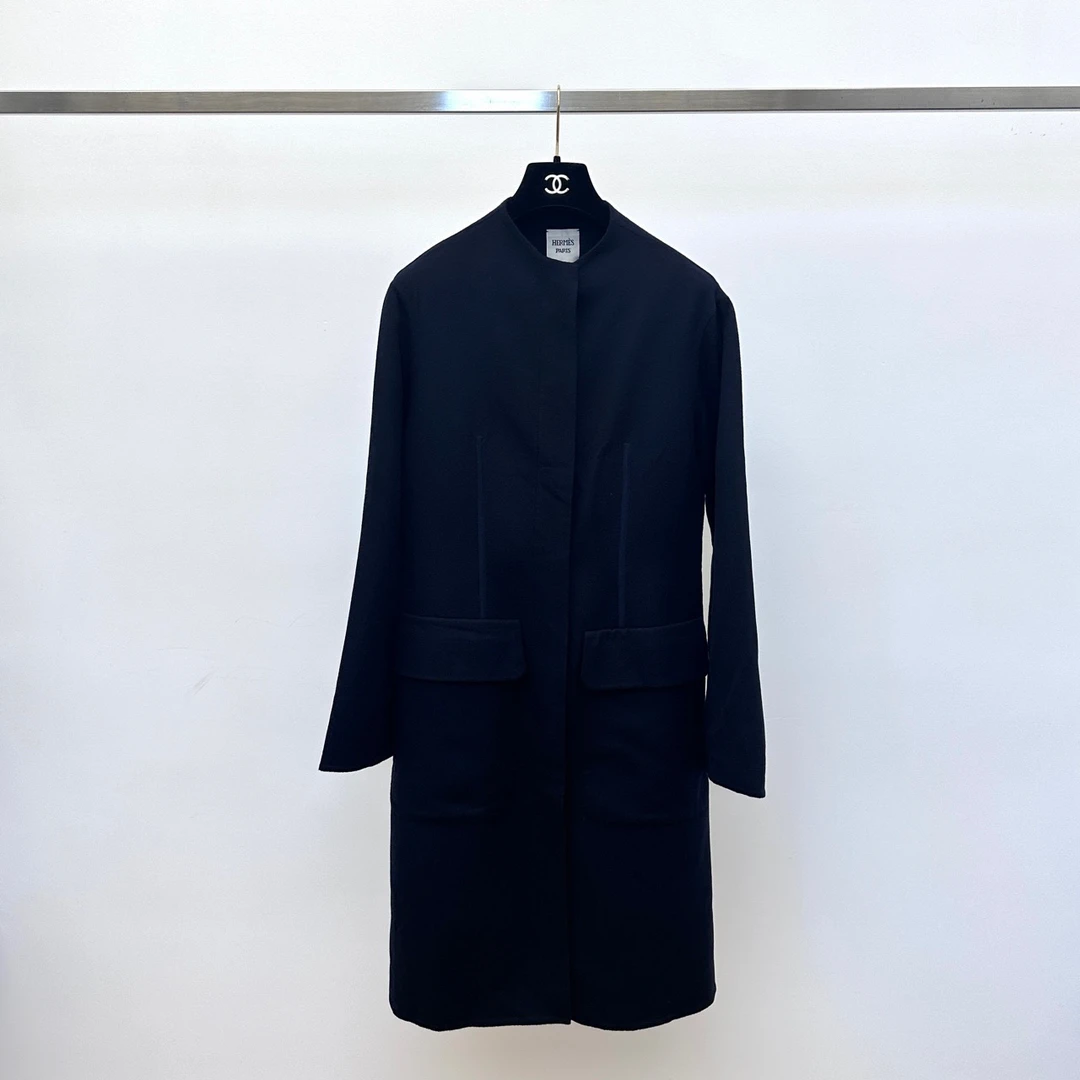 99新 Hermes/爱马仕 经典大衣 36码  01192