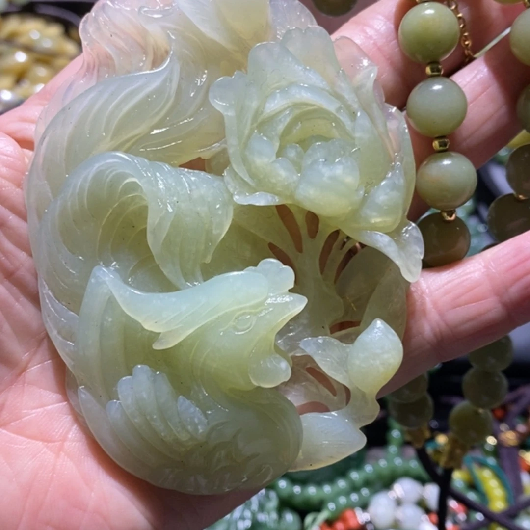 【闪购商品】岫玉毛衣链未镶嵌