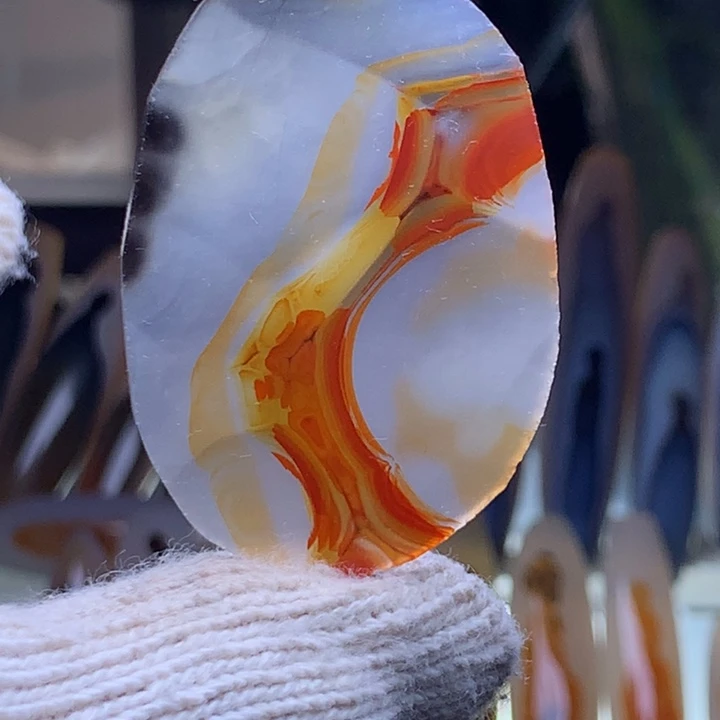 玛瑙/玉髓颈饰未镶嵌127