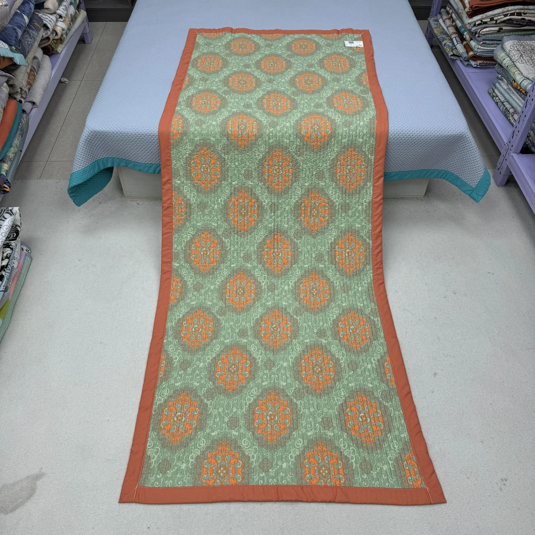 福满堂90*220cm双层纱床盖加厚水洗棉沙发垫学生宿舍床垫飘窗垫