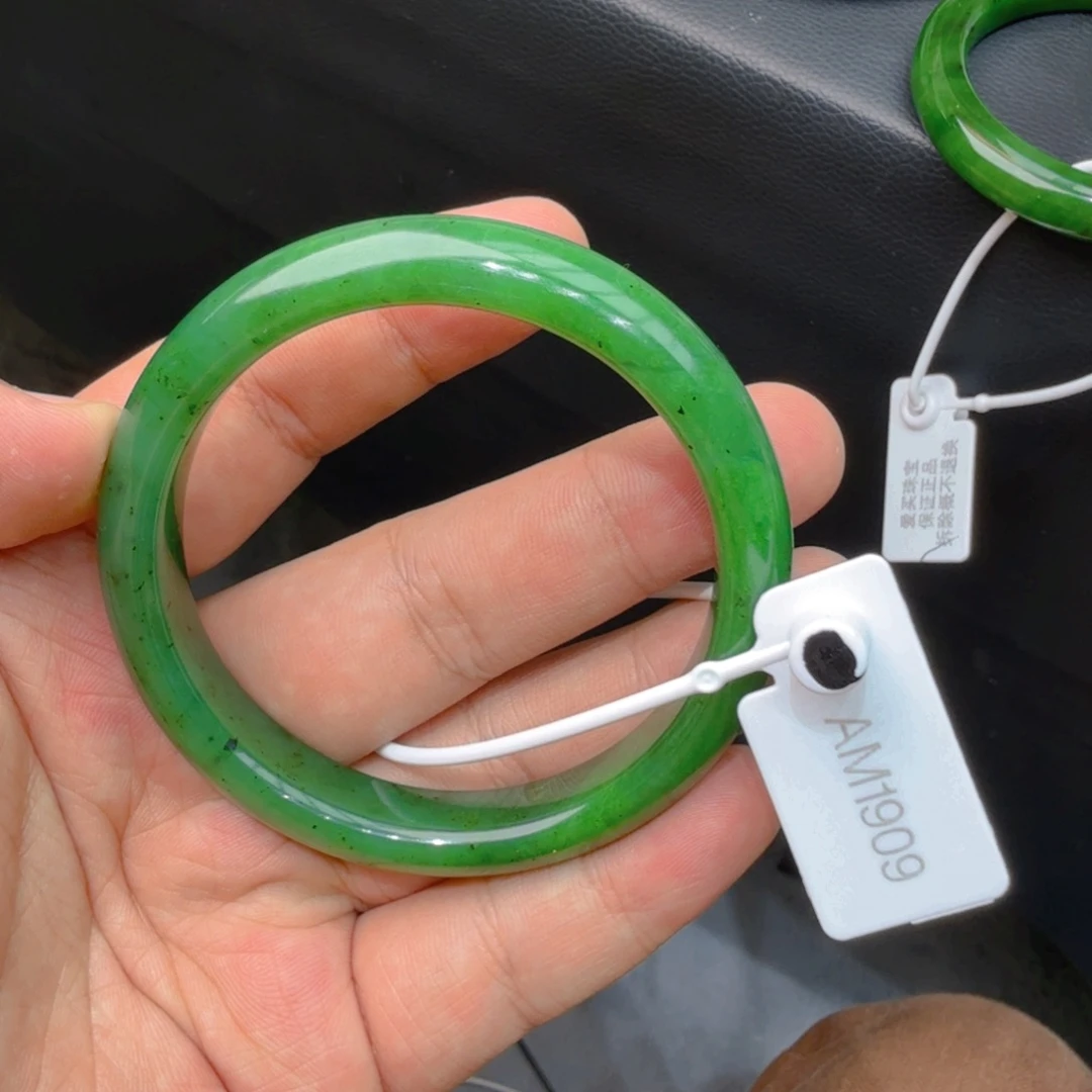 和田玉（碧玉）手镯未镶嵌58.8