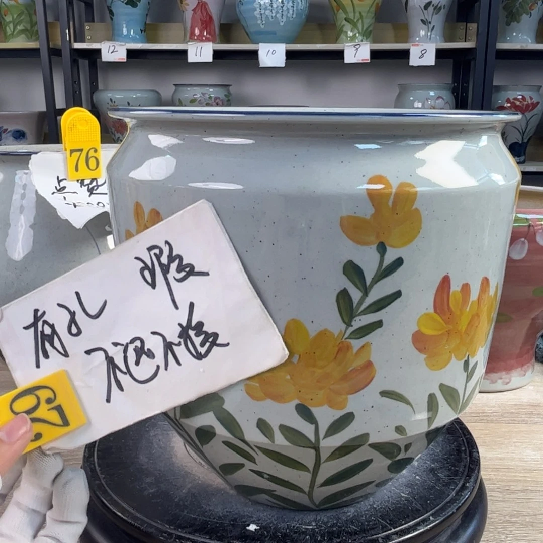 罐1wx景德镇陶瓷花盆