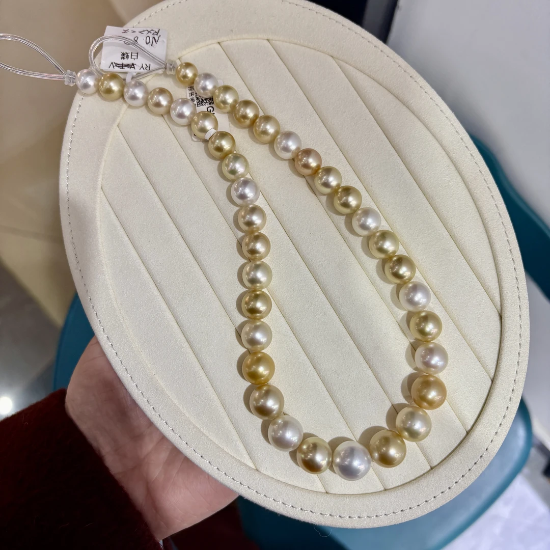 【小彤专属定制】11-13海水白金混彩白蝶皇后带吉尔德RY8888