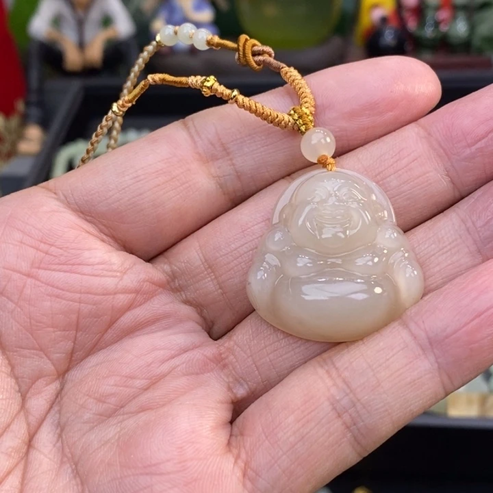 5***3和田玉未镶嵌颈饰