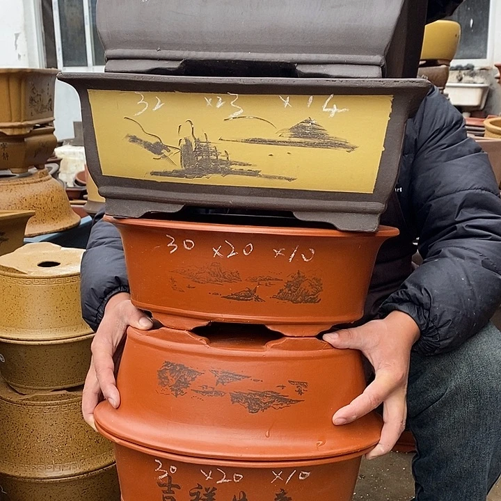 紫砂花盆宜兴紫砂