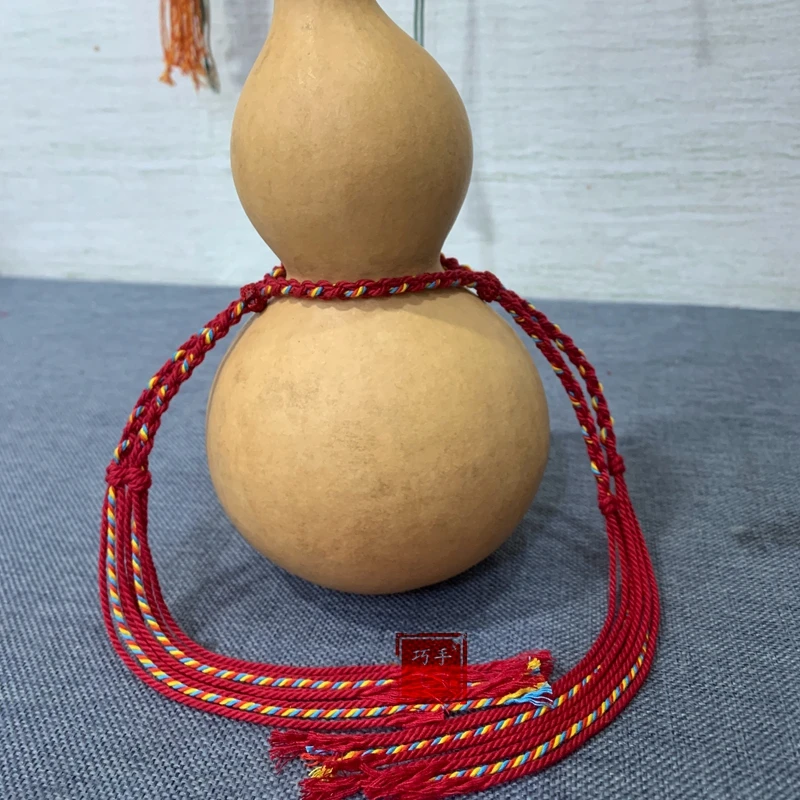 藏式可拆装葫芦腰绳包包车挂摆件绳手工编织棉线伸缩绳绑绳可调节