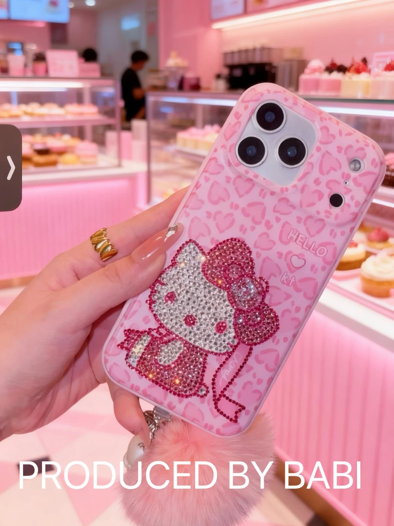 【野兽派KT手工钻壳】高定二合一iPhone16promax适用于苹果手机壳