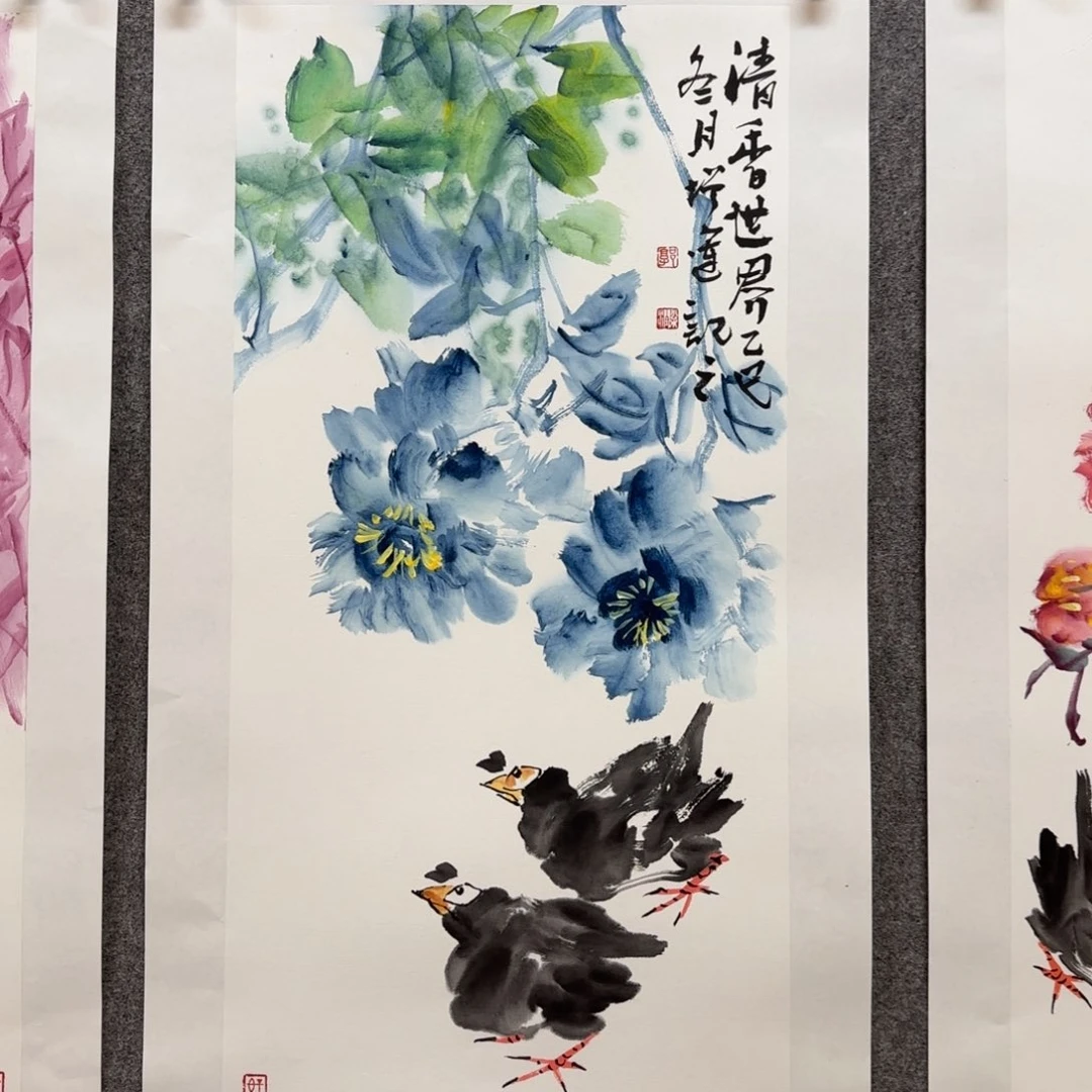 国画zz郭增运老师手绘作品