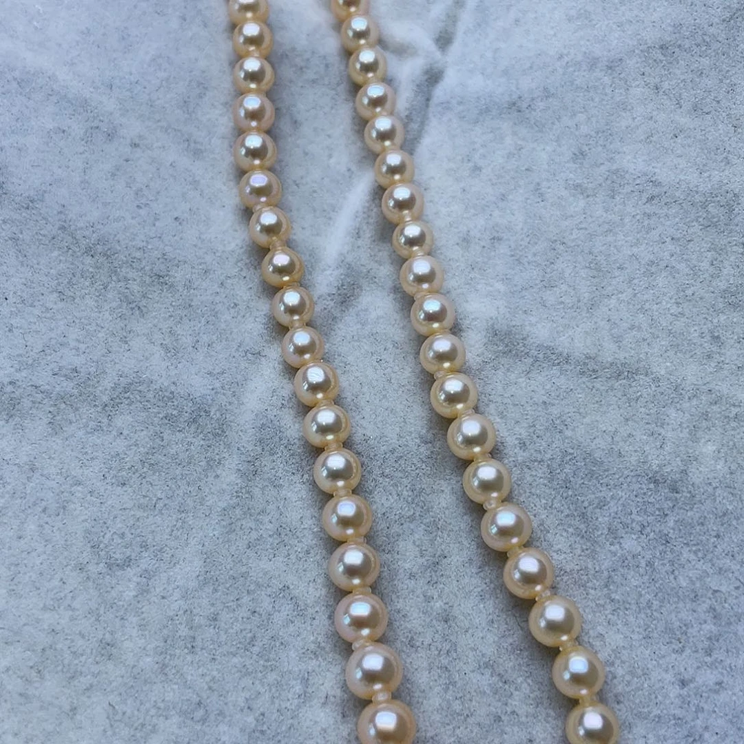 淡水珍珠银S925镶嵌颈饰