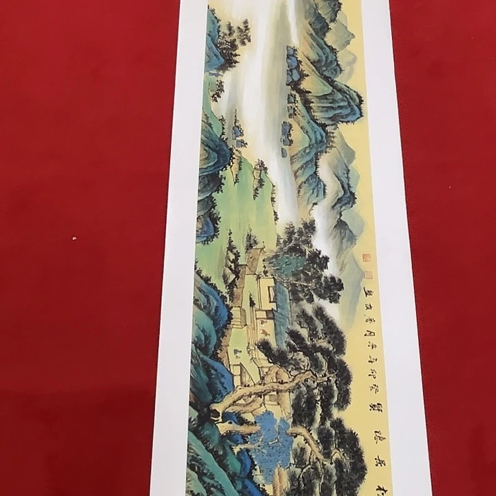 国画国画作品展示会上发表