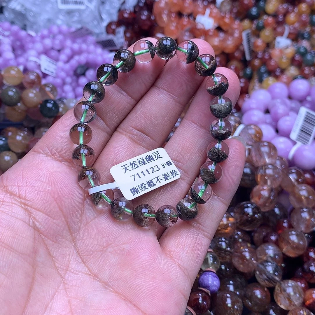 水晶手链未镶嵌，，