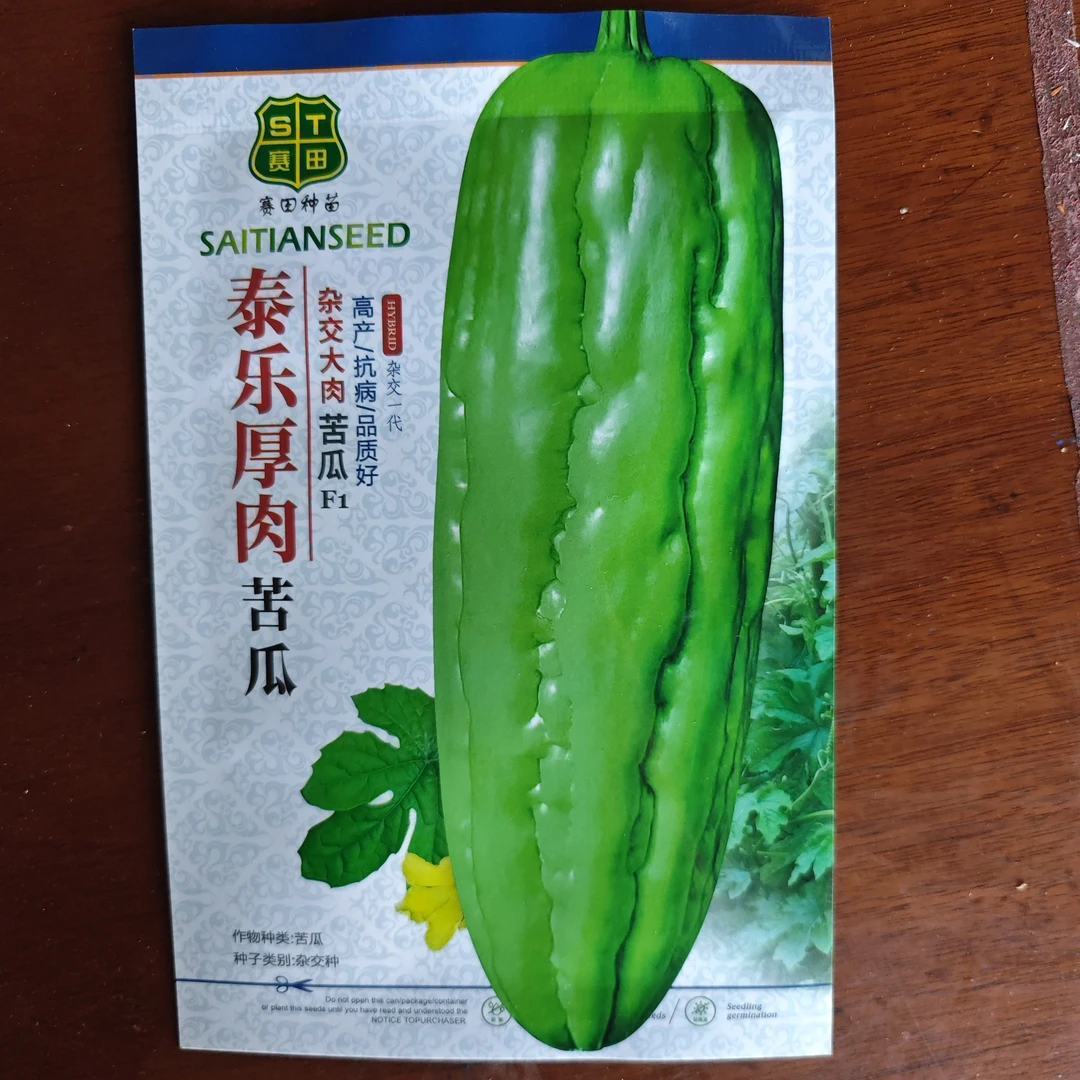 新厚肉大瘤油苦瓜，颜色嫩黄偏白，瓜身圆润有肉，瓜多。