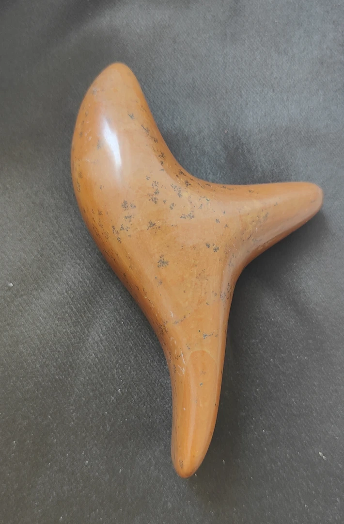 正宗泗水玄黄砭石大号三角雀穴位按摩排毒养颜疏通刮痧按压家用