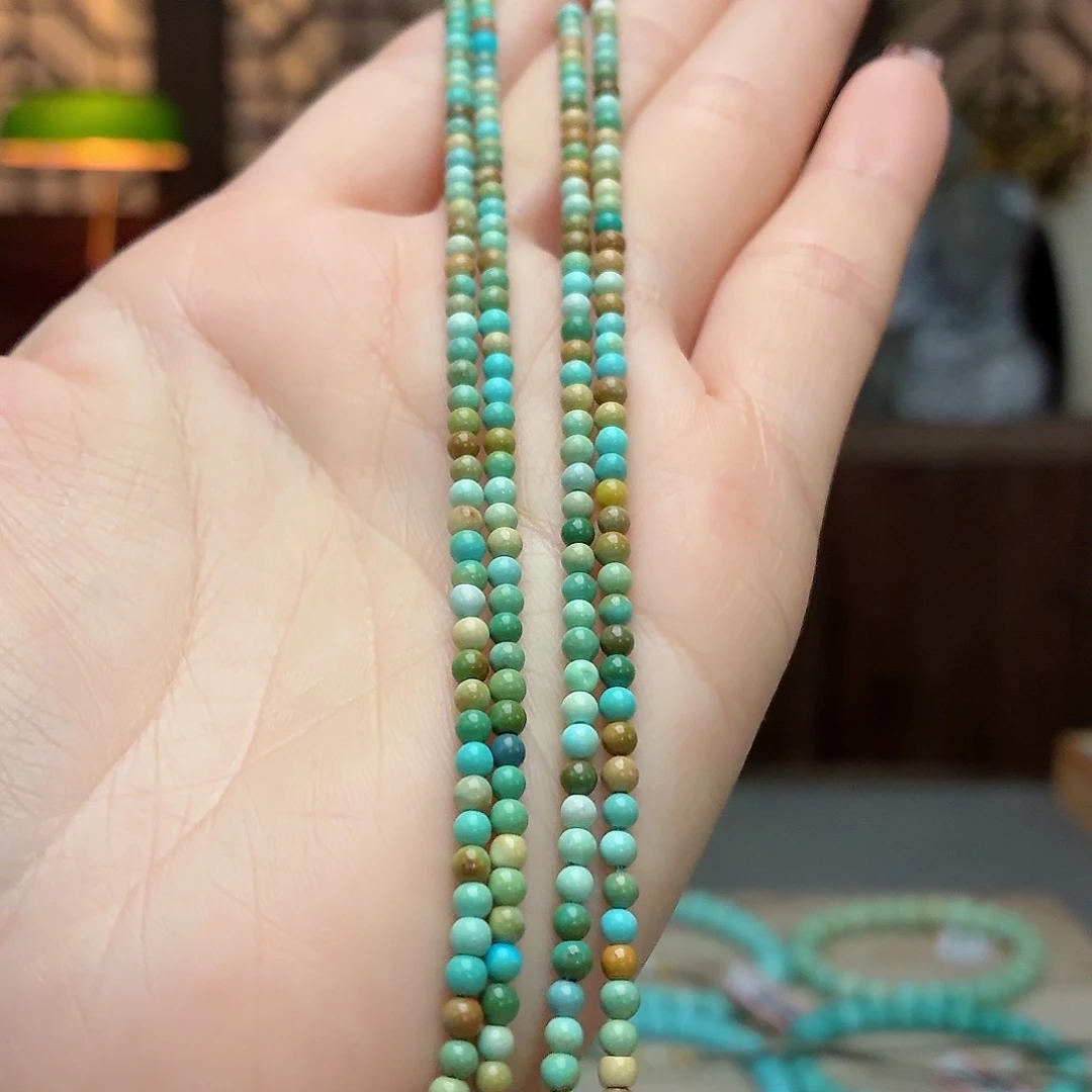 未镶嵌绿松石珠宝奇石楟*