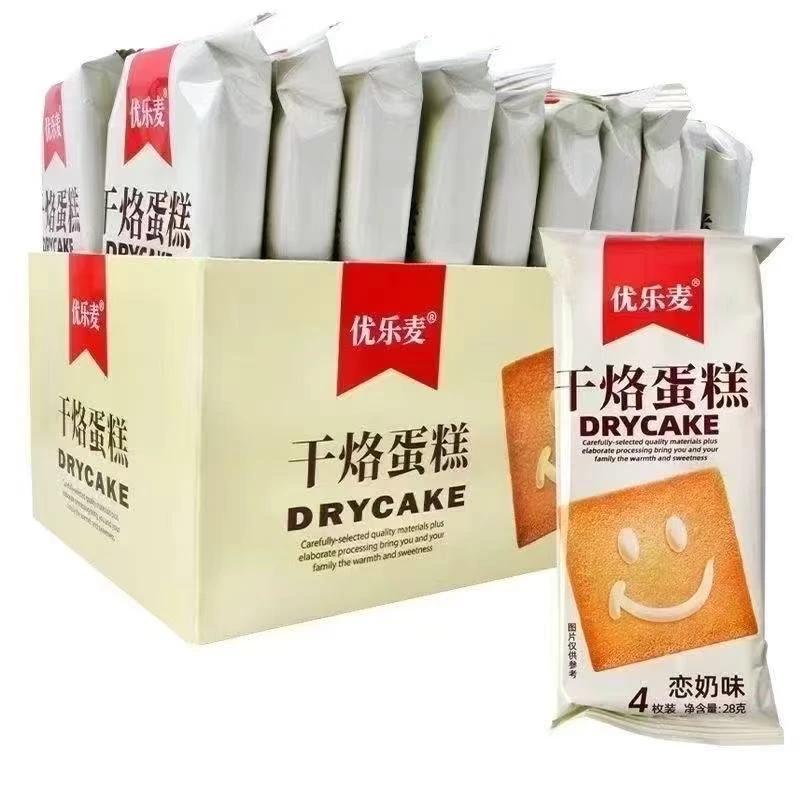 优乐麦干烙蛋糕28g恋奶原味朱古力饼干鸡蛋煎饼酥松饼干早餐零食