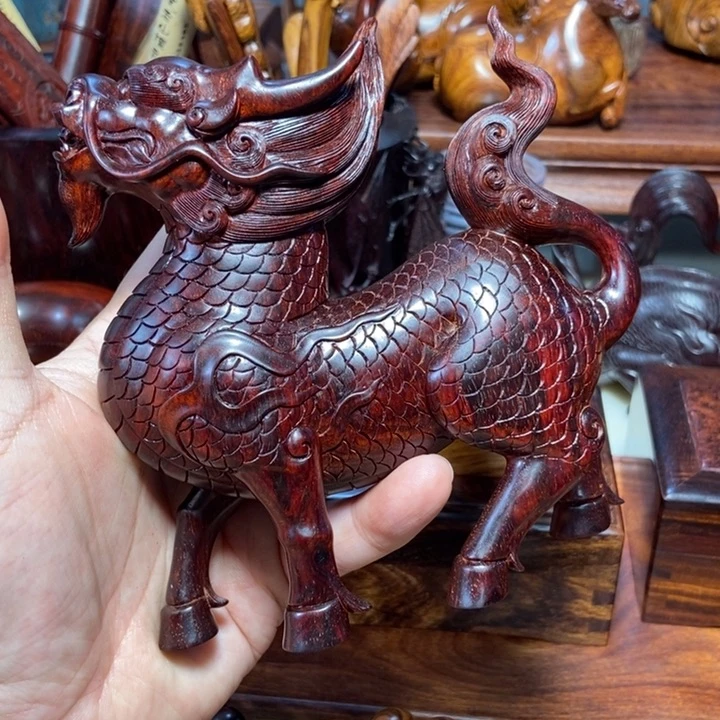 檀香紫檀（小叶紫檀）湘工麒麟