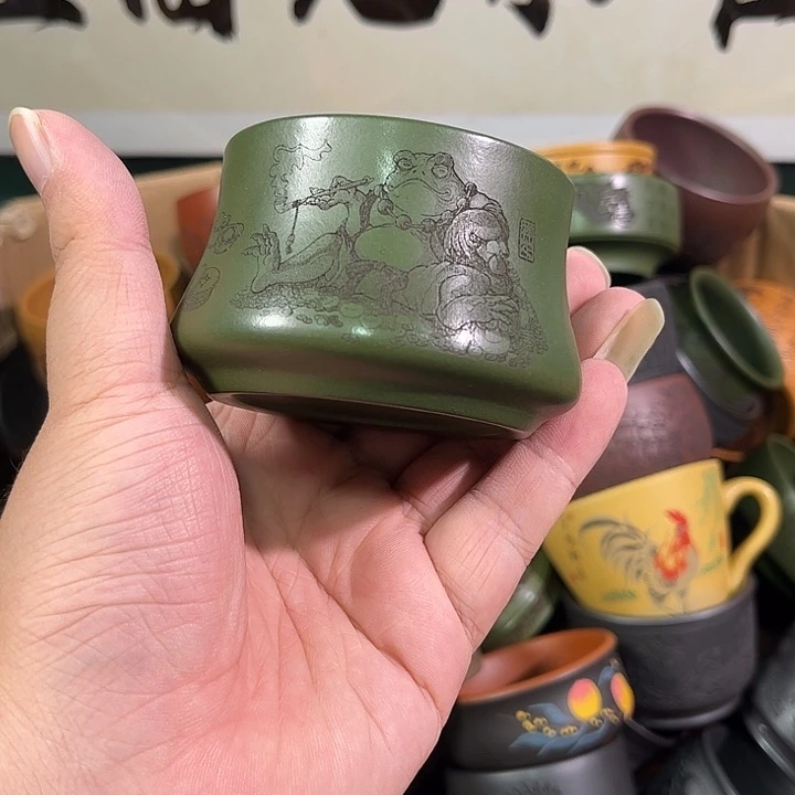茶杯紫砂全手工紫砂主人杯