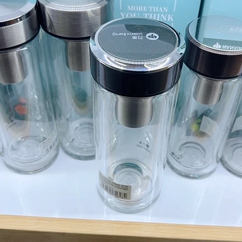 万象玻璃双层V278、橄榄430毫升➕杯刷