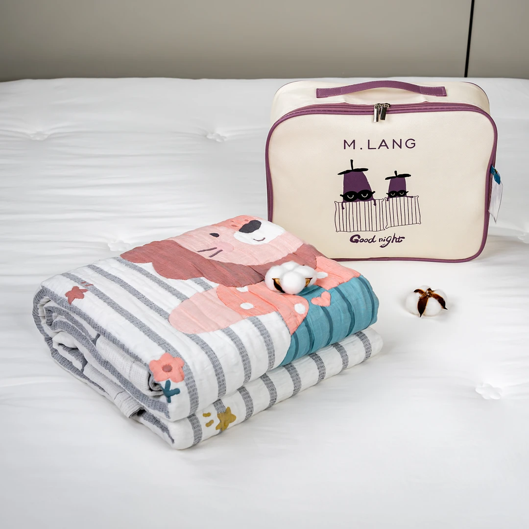 【京かわ会社】 多巴胺凉感毯150*200cm 蛋糕狮子