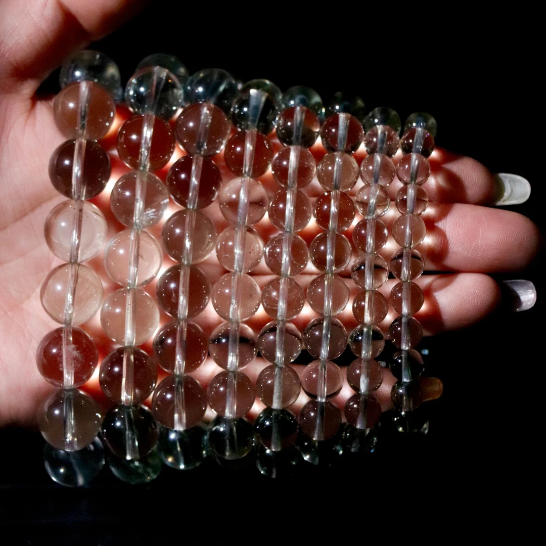 毕业级玻璃体老矿绿水晶手串K5555-尺寸可选-多样性发一